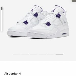 Jordan 4 Metallic Purple